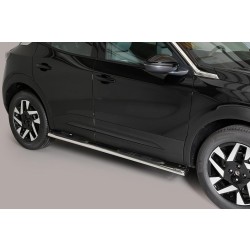 oválné boční nášlapy Misutonida se stupátky pro Opel Mokka II, od r.v. 2020->>, nerezové, 95x60mm