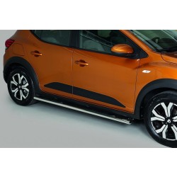 oválné boční nášlapy Misutonida se stupátky pro DACIA SANDERO STEPWAY III, od r.v. 2022-, nerezové, 95x60mm