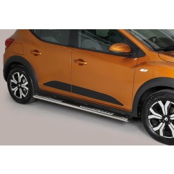 Nerez boční designové nášlapy DACIA SANDERO STEPWAY III