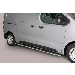 oválné boční nášlapy Misutonida se stupátky pro FIAT SCUDO III, od r.v. 2022-, nerezové, 95x60mm