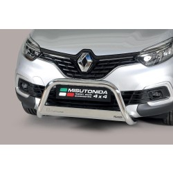 Renault Captur nerezový přední ochranný rám 63mm