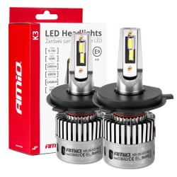 LED žárovky hlavního svícení K3 H4/H19 12V 6000K canbus