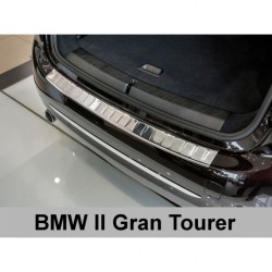 Ochranný panel zadního nárazníku nerez - BMW 2 F46 Gran Tourer (03/2015->)