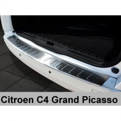 Ochranný panel zadního nárazníku nerez - Citroen C4 Grand Picasso (10/2006 - 2013)
