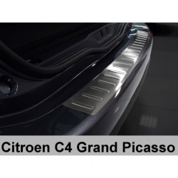 Ochranný panel zadního nárazníku nerez - Citroen C4 Grand Picasso (09/2013->)