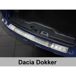 Ochranný panel zadního nárazníku nerez - Dacia Dokker (11/2012->)