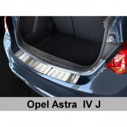 Ochranný panel zadního nárazníku nerez - OPEL Astra J Hatchback Facelift