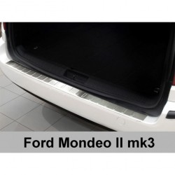 Ochranný panel zadního nárazníku nerez - Ford Mondeo III Combi (2000 - 2007)