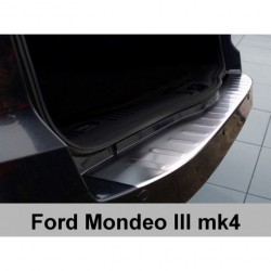 Ochranný panel zadního nárazníku nerez - Ford Mondeo Combi (2007 - 2010)