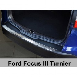 Ochranný panel zadního nárazníku nerez -  Ford Focus Combi 2011-