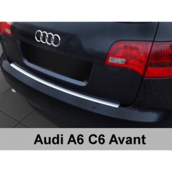Ochranný panel zadního nárazníku nerez - Audi A6 Combi [4F5, C6] (03/2005 - 08/2011)
