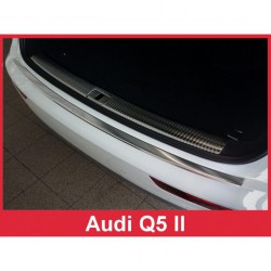 Ochranný panel zadního nárazníku nerez - Audi Q5 2. generace 2017->