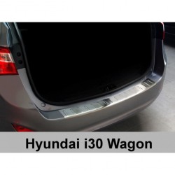 Ochranný panel zadního nárazníku nerez - Hyundai i30 Combi