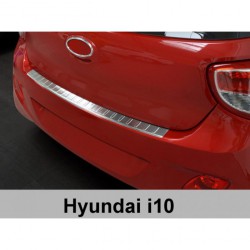Ochranný panel zadního nárazníku nerez - Hyundai i10 (12/2013->)