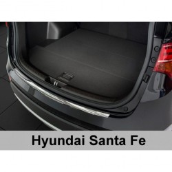 Ochranný panel zadního nárazníku nerez - Hyundai Santa Fé (2012->)
