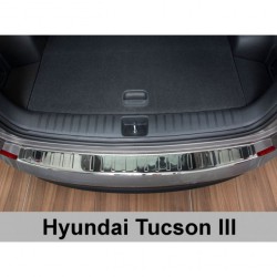 Ochranný panel zadního nárazníku nerez - Hyundai Tucson (2015->)