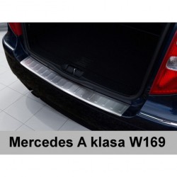 Ochranný panel zadního nárazníku nerez - Mercedes Benz A W169 (09/2004 - 2008)