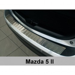 Ochranný panel zadního nárazníku nerez - Mazda 5 (2010->)