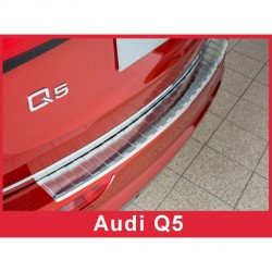 Ochranný panel zadního nárazníku nerez - Audi Q5 (11/2008 - 2012), Audi Q5 Facelift (2012->)