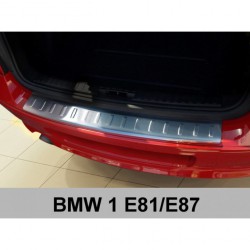 Ochranný panel zadního nárazníku nerez - BMW 1 [E81] Facelift (2007 - 2011) - 3 dv