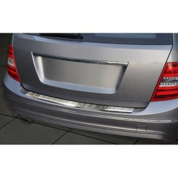 Ochranný panel zadního nárazníku nerez - Mercedes Benz C S204 Combi Facelift (2011 - 08/2014)