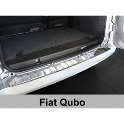 Ochranný panel zadního nárazníku nerez - Fiat Qubo (02/2008->)