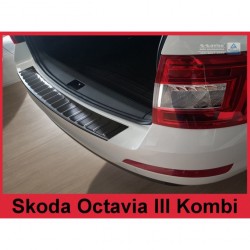 Škoda Octavia III combi 13-16 - lišta hrany kufru černá leštěná