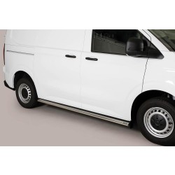 Boční nerezové nášlapy Volkswagen Transporter T7 L1 - oválné
