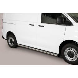 Nerez boční designové nášlapy Volkswagen Transporter T7 L1