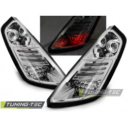 FIAT GRANDE PUNTO 05-09 3D/5D - zadní LED světla chrom
