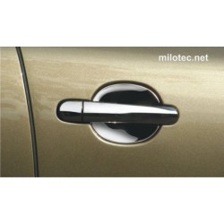 Škoda Roomster facelift - Kryty klik plné, ušlechtilá ocel (2+2 ks bez zámku)