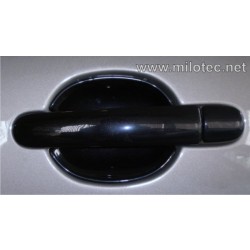 Škoda Roomster - Kryty pod kliky - malé, ABS černá metalíza (2 ks)