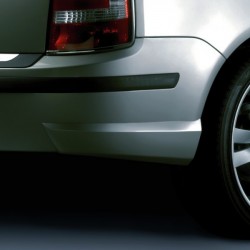 Škoda Fabia Combi/Sedan Facelift - zadní rozšíření nárazníku, ABS - stříbrný matný