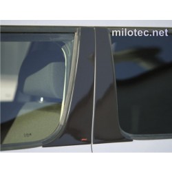 Škoda Yeti / facelift - Kryty dveřních sloupků - ABS černá metalíza