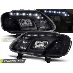 VW TOURAN 03-06 / CADDY - přední černá světla s LED svícením