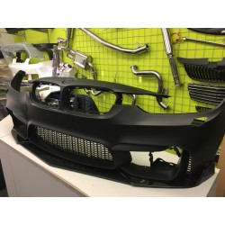 Přední spoiler pod nárazník 3 dílný - CARBON, ABS plast V2 Univerzální