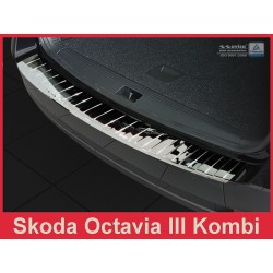 NEREZ Kryt prahu zadních dveří Škoda Octavia III Combi - leštěný