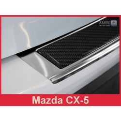 NEREZ Kryt prahu zadních dveří Mazda CX-5 - nerez/karbon