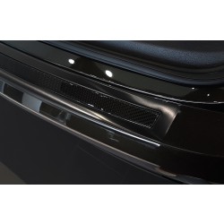 NEREZ Kryt prahu zadních dveří BMW X6 F16 - grafit nerez-karbon