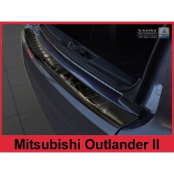 NEREZ Kryt prahu zadních dveří Mitsubishi Outlander II - černý grafit