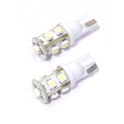LED žárovky T10 - Bílé 9 ledkové
