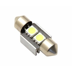 Sufitka LED - Bílá 2 SMD LED 12V SV8.5 s rezistorem