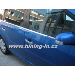 VW Touran - NEREZ (!) chrom spodní lišty oken - OMSA LINE