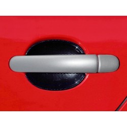 Škoda Fabia II - Kryty klik plné, ABS stříbrný (4 ks velký díl)