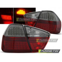 BMW E90 05-08 SEDAN - zadní LED světla červeno kouřová
