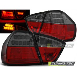 BMW E90 05-08 SEDAN - zadní LED světla červeno kouřová
