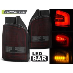VW T5 03-09 - zadní LED světla červeno kouřová LED BAR