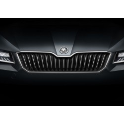 Škoda Superb III - přední maska BLACK / CHROME