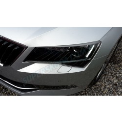 Škoda Superb III - levá chrom lišta nárazníku