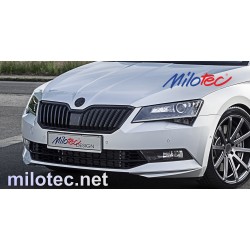 Škoda Superb III sedan/combi 15-19 - rozšíření předního nárazníku, ABS černý lesklý